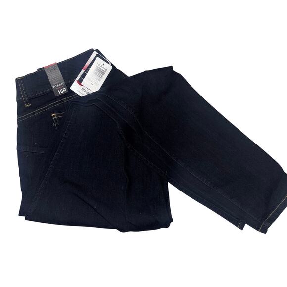 Torrid Premium Denim Blue Jeans NEW Bombshell Skinny 16R Pus Size 5 Pocket - Picture 1 of 9